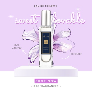 Aro Fragrances น้ำหอมกลิ่น กล้วยไม้ป่าและอัญชัน  (Orchid & Butterfly Pea) 30 ml.