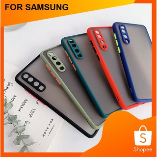 เคสขอบสี  เคส Samsung A04 S21FE / Samsung A03 / A03s / A22 5G / Samsung case  เคสซัมซุง เคสกันกระแทก เคสโทรศัพท์ Samsung