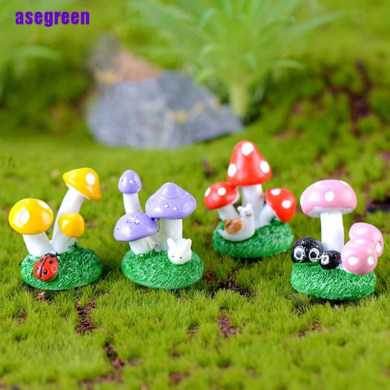 asegreen-ตุ๊กตาเห็ด-ขนาดเล็ก-diy-สําหรับตกแต่งสวน