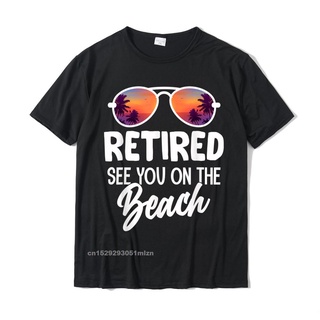 เสื้อยืดผ้าฝ้ายพิมพ์ลายขายดีGILDAN เสื้อยืด ผ้าฝ้าย พิมพ์ลาย Retired see you at the beach คุณภาพสูง สําหรับปาร์ตี้