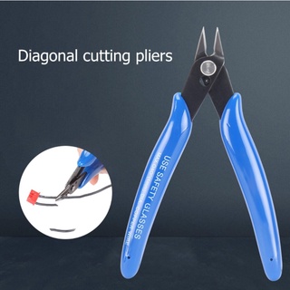 คีม ตัดสายไฟ สายแลน สายโทรศัพย์ (คมมาก) Wire Cutter Side Cutter Plier 170 Diagonal Pliers Hand Tool.