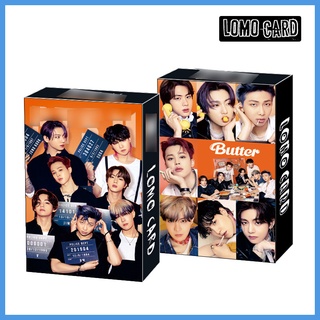 สินค้า การ์ดโลโม่ โฟโต้การ์ด BTS Butter:Permission To Dance,Butter ver Orange Peaches,30ชิ้น/กล่อง lomo card อัลบั้ม โลโม่การ์ด