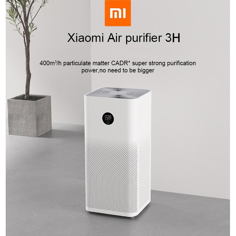 Xiaomi air purifier store 3h specs