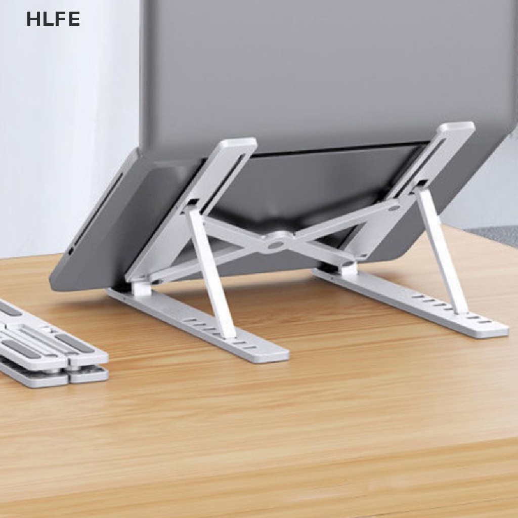 hl-adjustable-laptop-stand-notebook-stand-table-cooling-pad-foldable-laptop-holder-fe