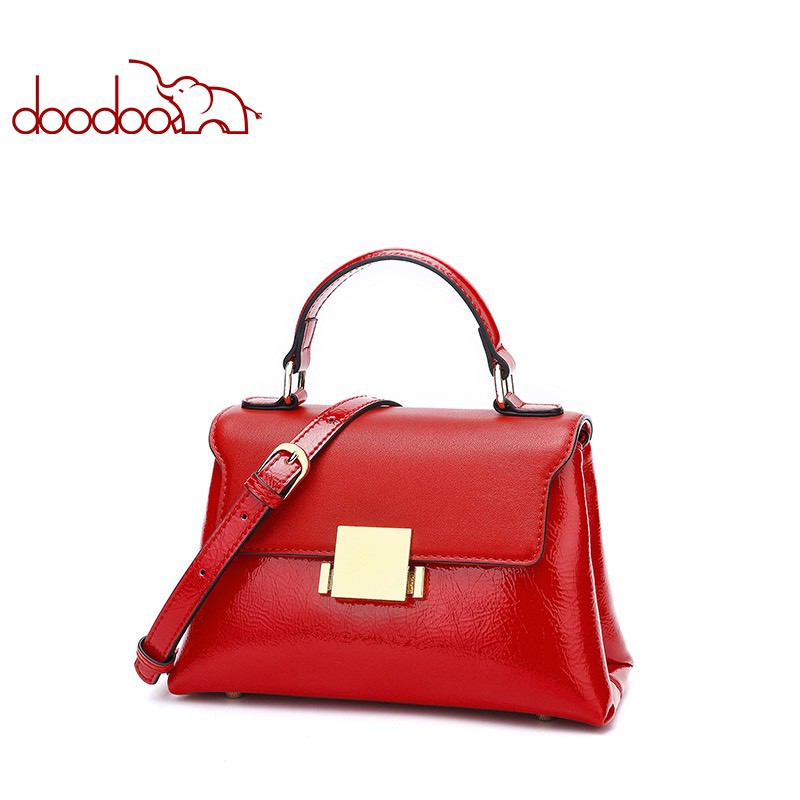 doodoo-กระเป๋าสะพายโซ่หนังแฟชั่นเกาหลีกระเป๋าสะพาย-crossbody-d8201