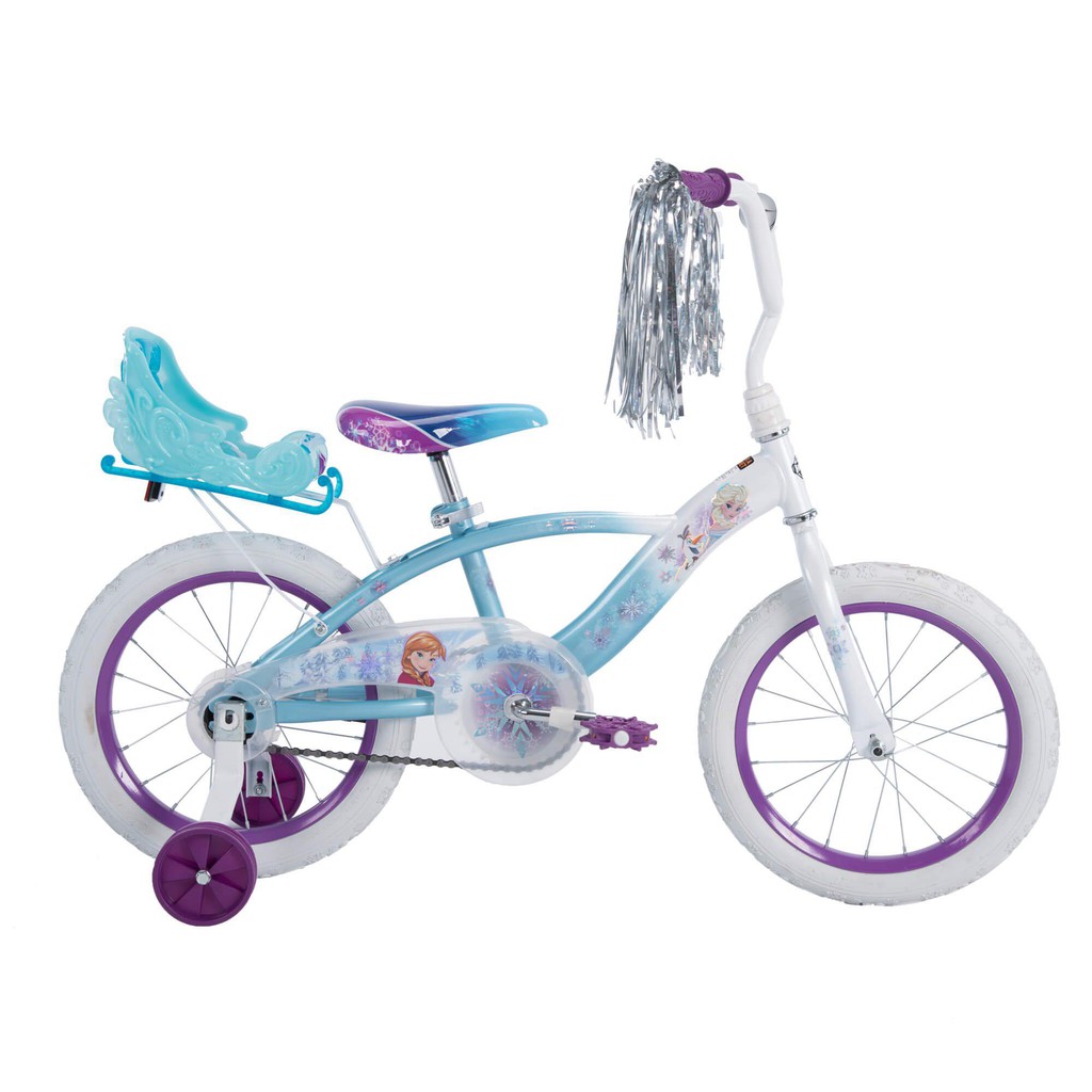 จักรยาน-เด็กลายเจ้าหญิงดิสนี่ย์-โฟรเซ่น-disney-frozen-16-inch-girls-bike-by-huffy-สินค้านำเข้า-usa-ขนาดล้อ-16-นิ้ว