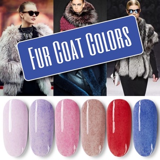 สีทาเล็บเจล Milan สีเฟอร์ Fur Coat Color Series  Nail Gel Polish  ขนาด 15 ml.