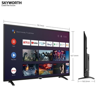 ภาพขนาดย่อของภาพหน้าปกสินค้าSKYWORTH 32 นิ้ว Android TV รุ่น 32TB7050 Google Play จากร้าน aiot_home_official บน Shopee