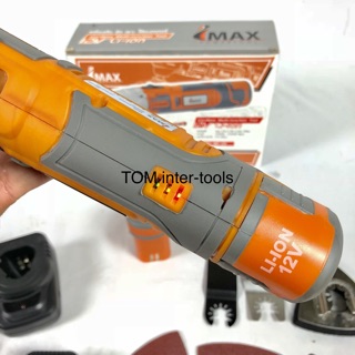 ภาพขนาดย่อของภาพหน้าปกสินค้าเครื่องตัด ขัด เซาะ imax ไร้สาย (ใช้แบตเตอรี่) Multi-Tool IMT-12V. จากร้าน pos_tom_1 บน Shopee ภาพที่ 4