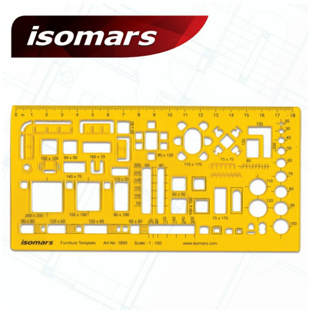 ISOMARS แผ่นเพลทดรออิ้ง แผ่นเพลทเฟอร์นิเจอร์ | Shopee Thailand