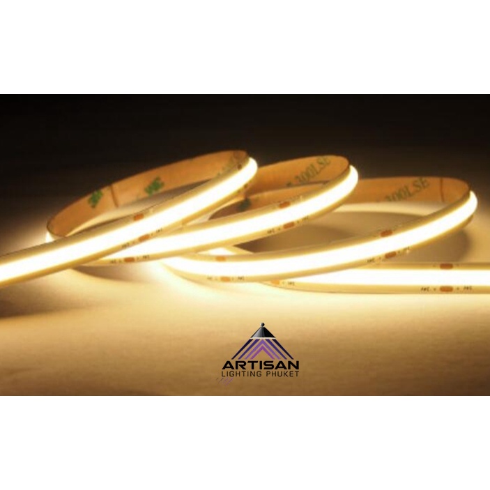 ไฟเส้น-led-strip-light-cob-led-12w-ribbon-แอลอีดี-cob-ริบบิ้นตกแต่งในหลืบ-ราคาต่อ1เมตร