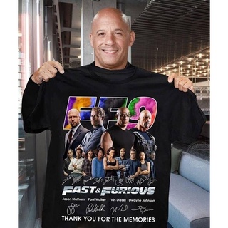 เสื้อยืดโอเวอร์ไซส์ใหม่ เสื้อยืด พิมพ์ลาย Fast And Furious Ff9 Actors Signature Thank You For The Memories Bdgkkj54Hfipk