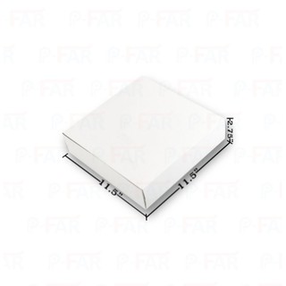 กล่องเค้กแม็ค 4 ปอนด์ ขนาด 11.5x11.5x2.75 นิ้ว (50 ใบ) MP089_INH109