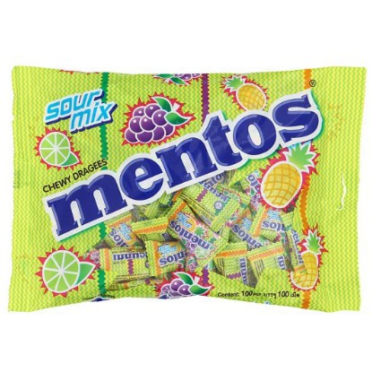 mentos-ลูกอมเมนทอส-100-เม็ด-มีหลายรสให้เลือก