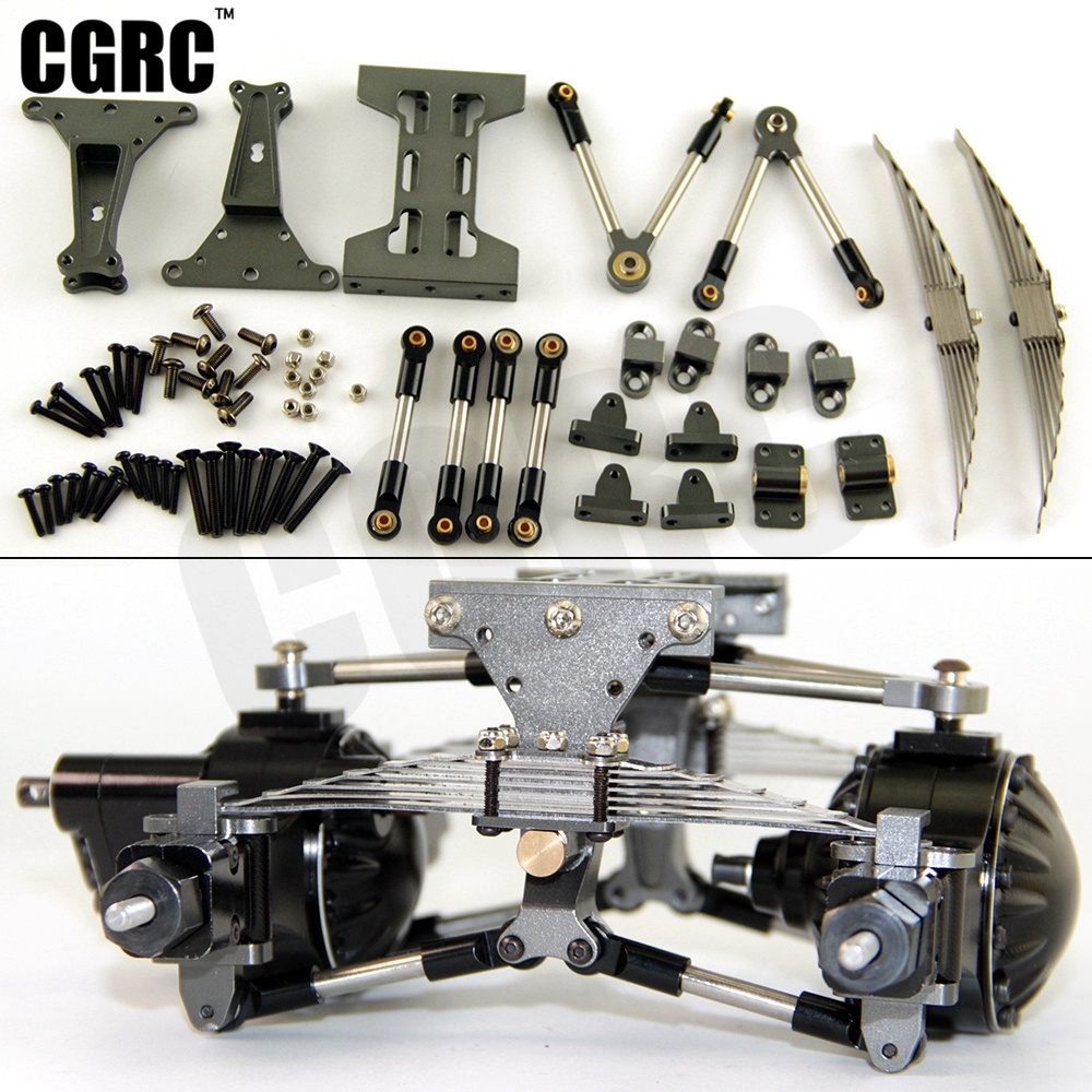 โลหะด้านหลังเพลา suspension ชุดชุดสําหรับ Tamiya 1/14 RC รถบรรทุก ...