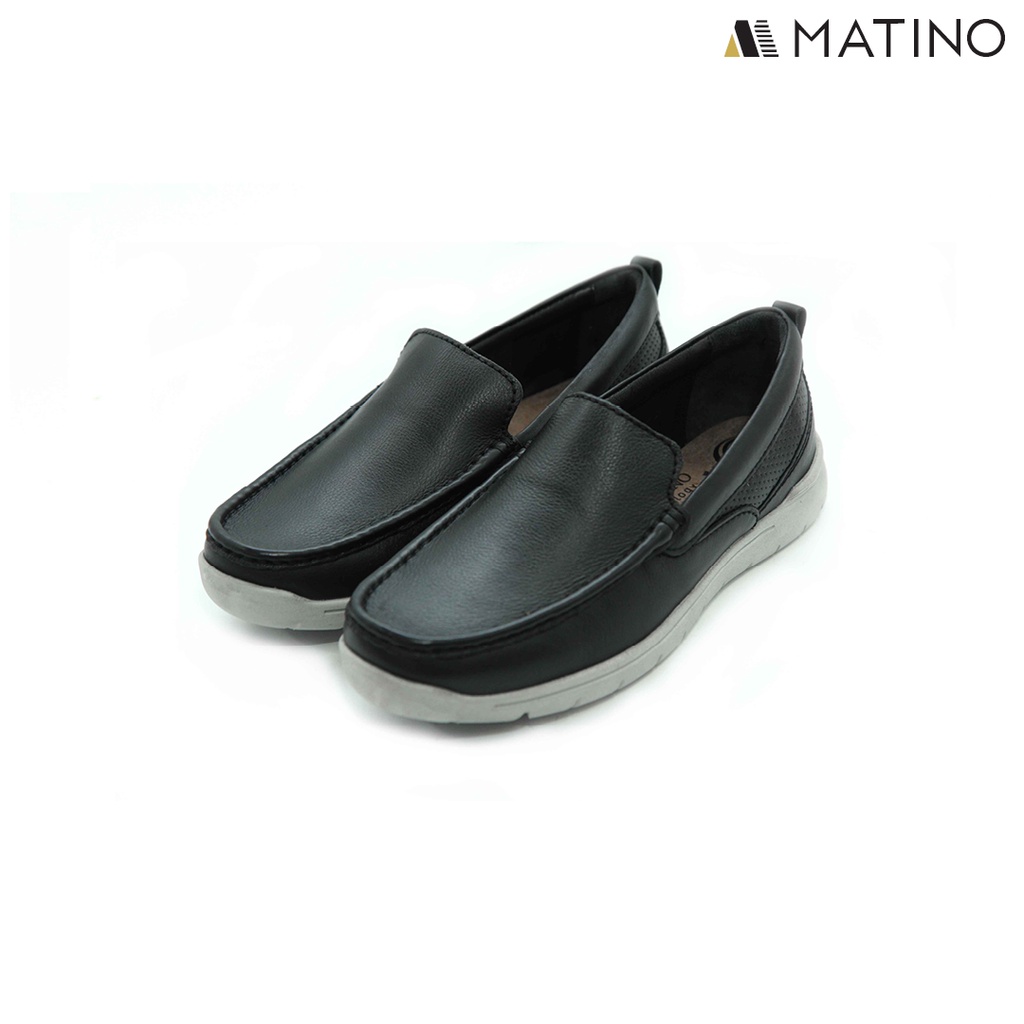 ภาพหน้าปกสินค้าMATINO SHOES รองเท้าชายหนังแท้ รุ่น MC/S 3010 - BLACK/NAVY จากร้าน matinoshoes บน Shopee