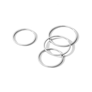 ภาพขนาดย่อของภาพหน้าปกสินค้าStainless Steel Circle Finger Rings จากร้าน 51shop.th บน Shopee ภาพที่ 1