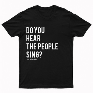 ราคาต่ำสุด!!เสื้อยืด DO YOU HEAR THE PEOPLE SING? T-SHIRTS-3XL