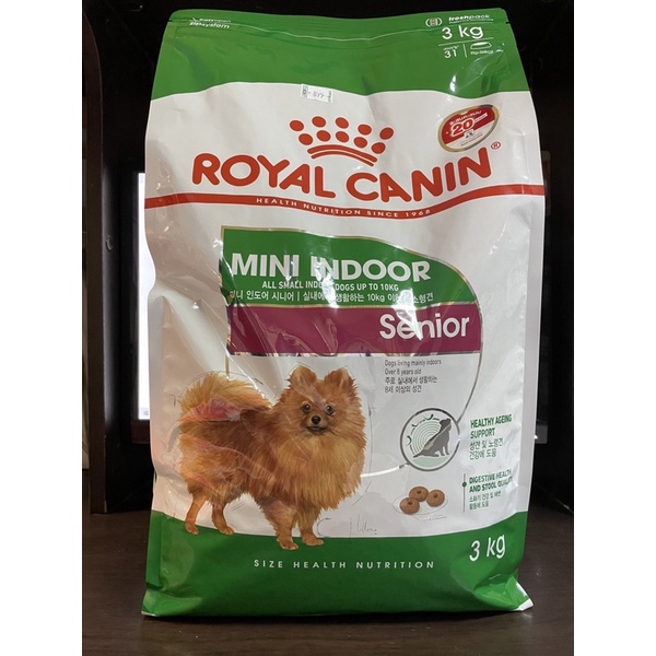 royal-canin-mini-indoor-senior-3-kg-อาหารเม็ดสำหรับสุนัขพันธ์เล็กเลี้ยงในบ้าน-อายุ-8-ปีขึ้นไป