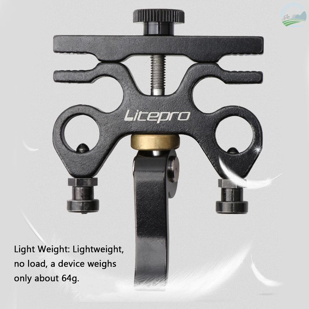 Litepro ที่วางแป้นเหยียบรถจักรยาน อะลูมิเนียม พับเก็บได้ | Shopee Thailand