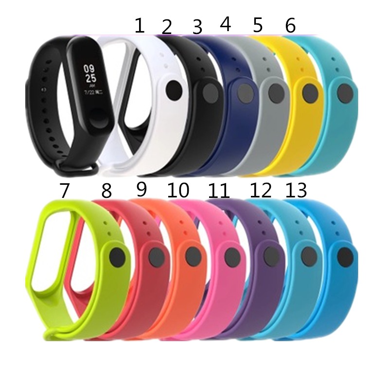 ภาพสินค้าสายนาฬิกาข้อมือ ซิลิโคน สไตล์สปอร์ต สำหรับ Xiaomi Mi Band 4 3 miband 3 4 จากร้าน scoodi.th บน Shopee ภาพที่ 1