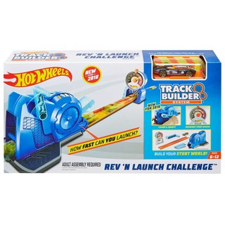 Hot Wheels รางปล่อยตัวรถ Track Builder Rev n Launch Challenge