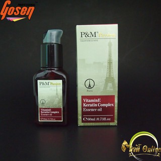 P&M วิตามินอี เคราตินคอมเพล็กซ์ เอสเซ้นซ์ออยล์ 60 ml