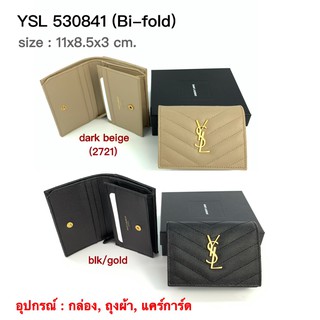 YSL Bi-Fold Wallet ของแท้ 100% [ส่งฟรี]