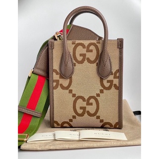 New‼️ Gucci interlocking mini tote jumbo GG ของแท้💯