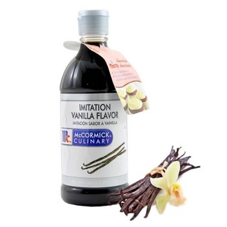 สินค้า กลิ่นวานิลา McCormick Vanilla Immitation Flavor 473 ml.