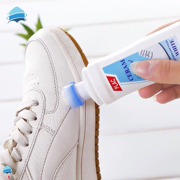 ภาพหน้าปกสินค้าPLAC Cream Natural Cleanser น้ำยาขัดรองเท้าขาว ยาขัดรองเท้า น้ำยาทำความสะอาดรองเท้า ขนาด 100M. พร้อมส่ง จากร้าน comecozy บน Shopee