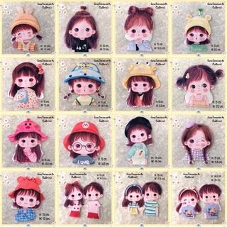 รูปภาพขนาดย่อของน้องแบ๊ว Collection สุดน่ารัก มี16 แบบ อุปกรณ์งานฝีมือDIY อุปกรณ์ตกแต่งเสื้อผ้า ตัวติดตกแต่ง กระเป๋ากระจูด กระเป๋าสานลองเช็คราคา