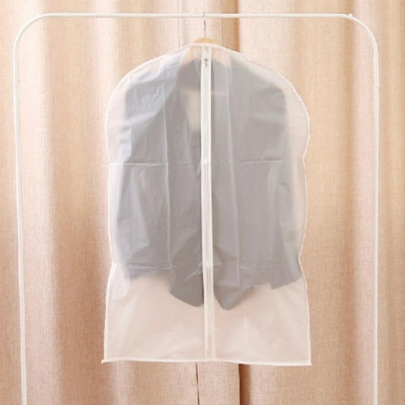 Translucent garment bag covers clothes with zipper clothes protector Translucent Clothing Dust Cover Shopee Thailand