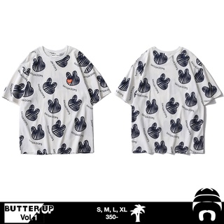 Butter up เสื้อยืด “GATION DOPS” Street Oversize T-Shirt