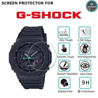 Casio G-Shock GA-2100-1A1 Casioak TMJ Series 9H ฝาครอบป้องกันหน้าจอนาฬิกา GA2100 กระจกนิรภัยกันรอยขีดข่วน
