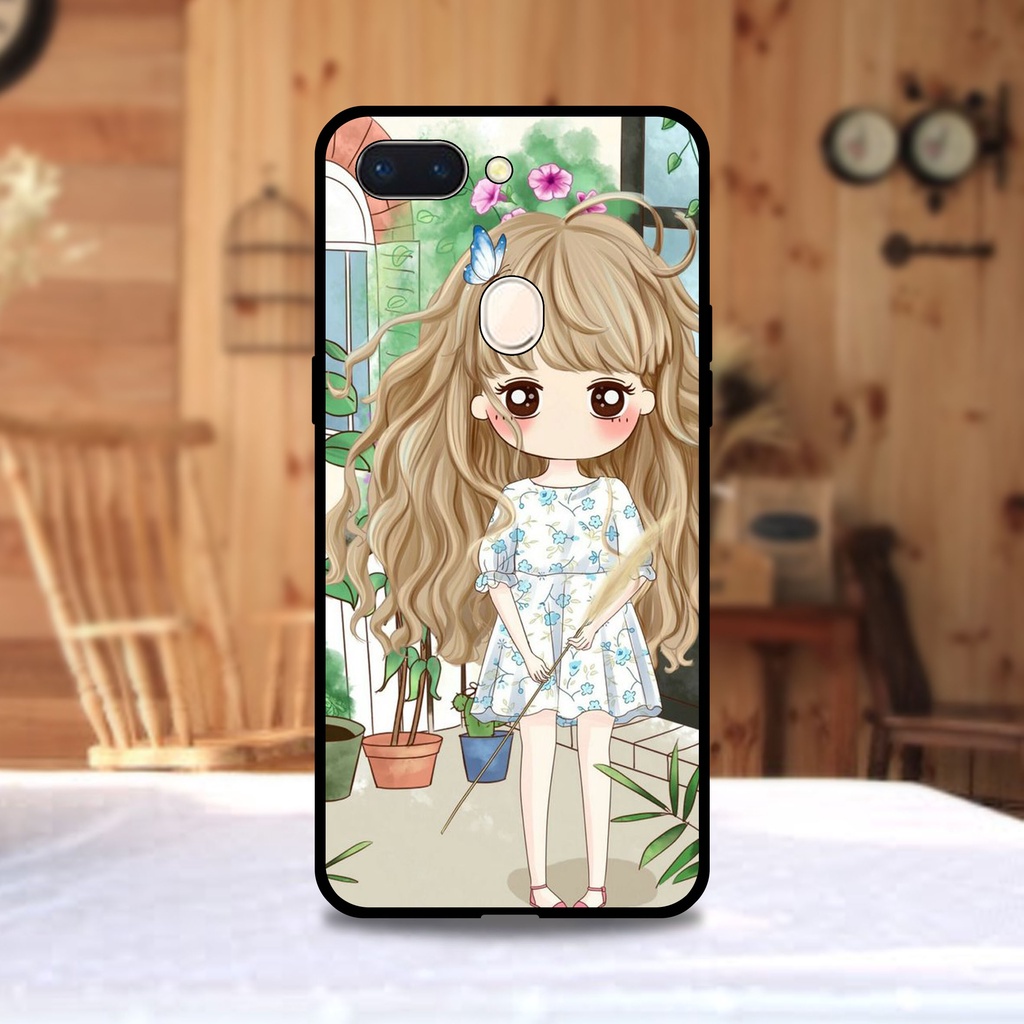 เคส-oppo-r15-ลายการ์ตูนผู้หญิง-ขอบนิ่มหลังแข็ง-เคสมือถือ-เคสโทรศัพท์-case-เคส-tpu-ขอบนิ่มหลังแข็ง-ไม่ขูดตัวเครื่อง