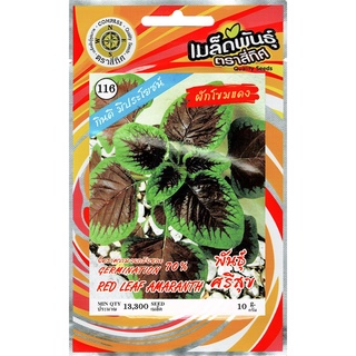 เมล็ดพันธ์ุ ผักโขมแดง พันธุ์ศรีสุข 10 กรัม (13,300)/ซอง ตราสี่ทิศ