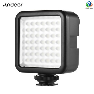 Andoer W49 ไฟ LED ขนาดเล็ก สำหรับกล้อง ใช้ในการถ่ายภาพ