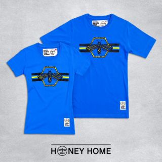 Beesy เสื้อยืด รุ่น Honey home สีฟ้า