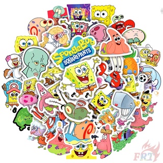 50Pcs/Set ☆ SpongeBob SquarePants Series 01 สติ๊กเกอร์ ☆ DIY Fashion Waterproof Decals Doodle Graffiti สติ๊กเกอร์