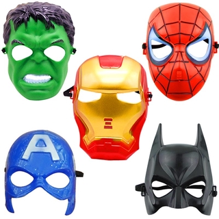 ภาพหน้าปกสินค้าNsh หน้ากากคอสเพลย์ Spider-Man Batman Iron Man พร็อพสําหรับปาร์ตี้ฮาโลวีน ที่เกี่ยวข้อง