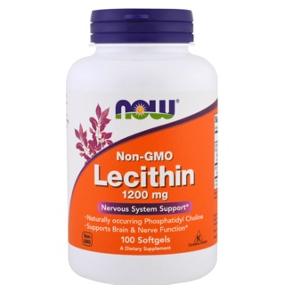 เลซิติน, Lecithin 1200 mg 100 softgel