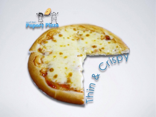 ภาพหน้าปกสินค้าPopory โตไปเป็น pizza แป้งพิซซ่าบางกรอบ​7"สำเร็จรูปชุด 4 ชิ้น จากร้าน phromake บน Shopee