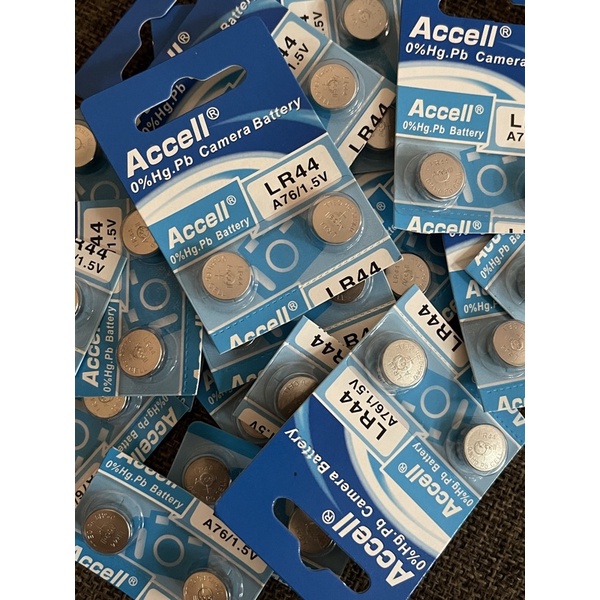 ถ่านกระดุม ACCELL LR44 ตัดแบ่งขาย ของแท้ (0% Hg ไม่มีสารปรอท | Shopee ...