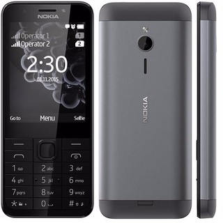 โทรศัพท์มือถือ โนเกียปุ่มกด  NOKIA 230 (สีดำ) 2 ซิม จอ 2.8นิ้ว  รุ่นใหม่ 2020
