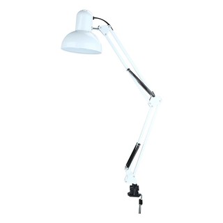 Reading lamp DESK LAMP HATASHI IMT-800 METAL MODERN WHITE The lamp Light bulb โคมไฟอ่านหนังสือ ไฟอ่านหนังสือ HATASH IMT-