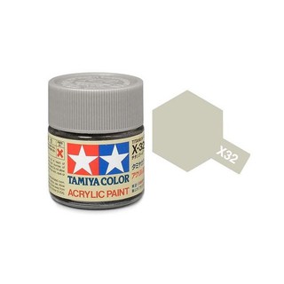 สีทามิย่าสูตรน้ำ Tamiya Acrylic X32 Titanium Silver 10ml