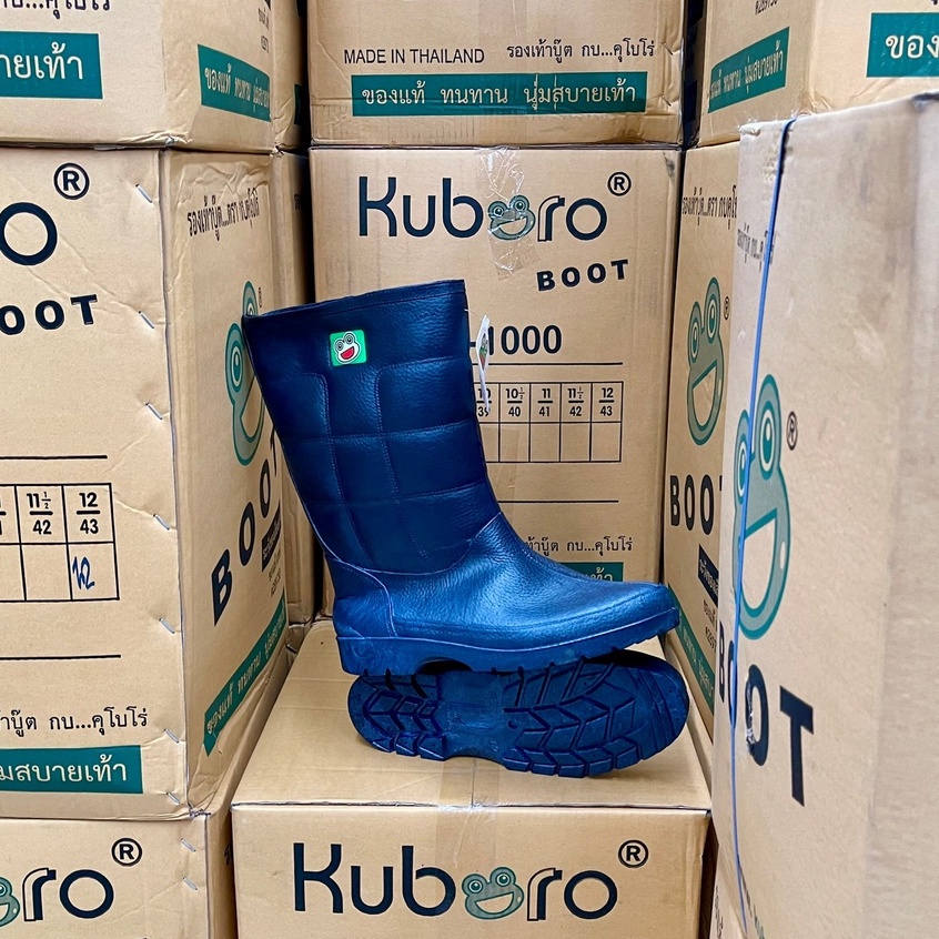 ภาพสินค้ารองเท้าบูทกบ  Colorful Rubber Rain Boots บู้ตยางทำนา บู้ทตลาดสด A1000 รองเท้าบูท จากร้าน 168topshop บน Shopee ภาพที่ 2