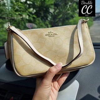 (แท้ 💯%‼) COACH F58321 TOP HANDLE POUCH