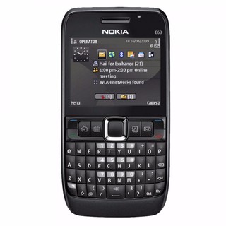 โทรศัพท์มือถือโนเกียปุ่มกด NOKIA E63 (สีดำ)  3G/4G รุ่นใหม่ 2020